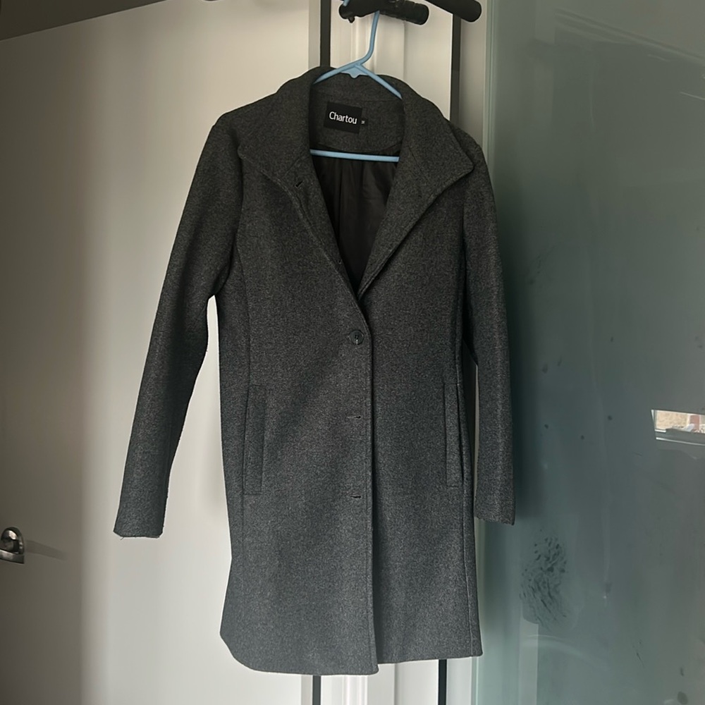 Wool blend pea coat